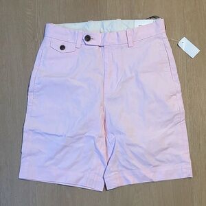 NWT Brooks Brothers Pink Supima Stretch Cotton Poplin Bermuda Shorts size 28